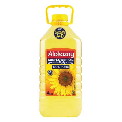100% Pure Sunflower Oil 4 Ltrs