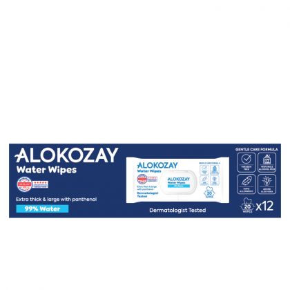 99% Water Wet Wipes - 20 Wipes X Pack Of 12