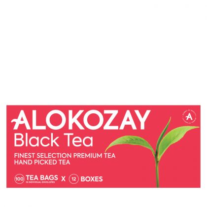 Black Tea - 100 Individual Enveloped Tea Bags - Limited Edition X Pack Of 12
