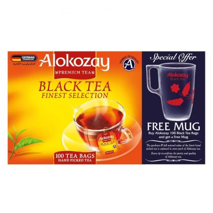 Black Tea - 100 Tea Bags + Free Mug