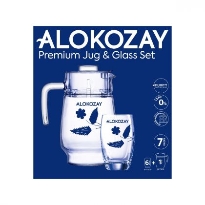 Premium Jug & Glass Set (7 Pieces)