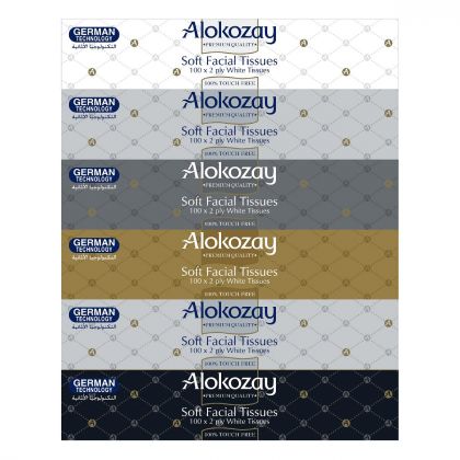 New Soft Facial Tissues - 100 Sheets X 2 Ply - Pack Of 6