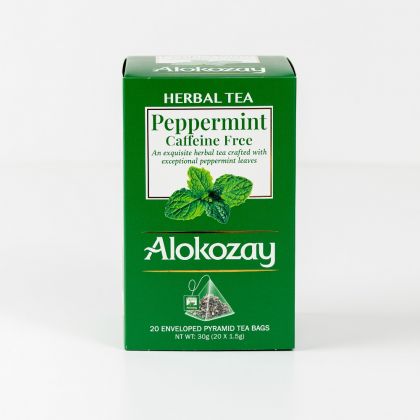 Peppermint Tea - 20 Silken Pyramid Tea Bags (Biodegradable)