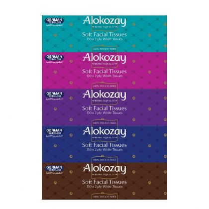 Soft Facial Tissues - 130 Sheets X 2 Ply - Pack Of 5 Boxes
